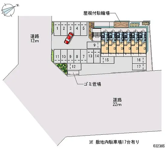 ★手数料０円★四日市市新正３丁目　月極駐車場（LP）